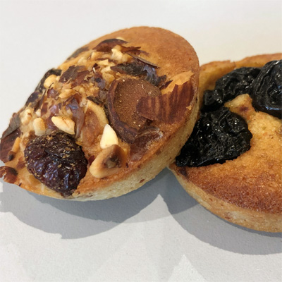 Financiers aux Pruneaux et fruits coques